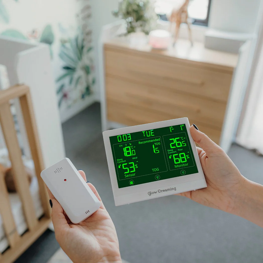 Glow Perfect Sleep Sensor - (Temperature & Humidity + TOG Guide) - Image 4